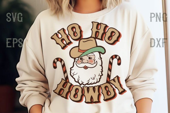 Capturing the Wild West: Ho Ho Howdy Santa SVG