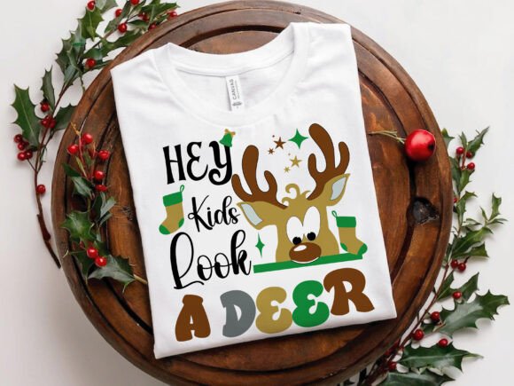 Christmas Deer Funny T Shirt Design: Perfect for Creative Graphics