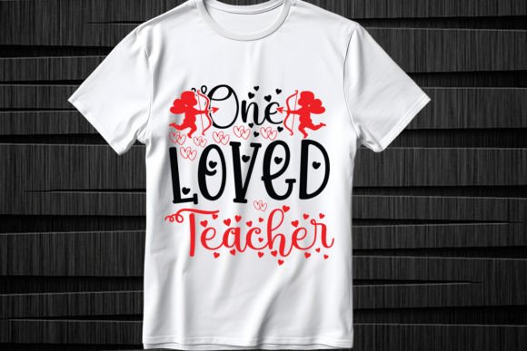 One Loved Teacher SVG Design: A Versatile Graphics Asset
