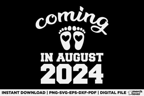 Review: New Baby Coming in August 2024 Pregnancy T-Shirt Designs