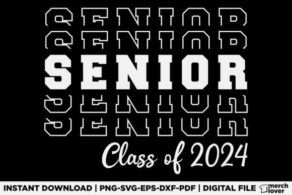 Senior 2024 Class of 2024 T-Shirt: A Versatile Graphics Asset